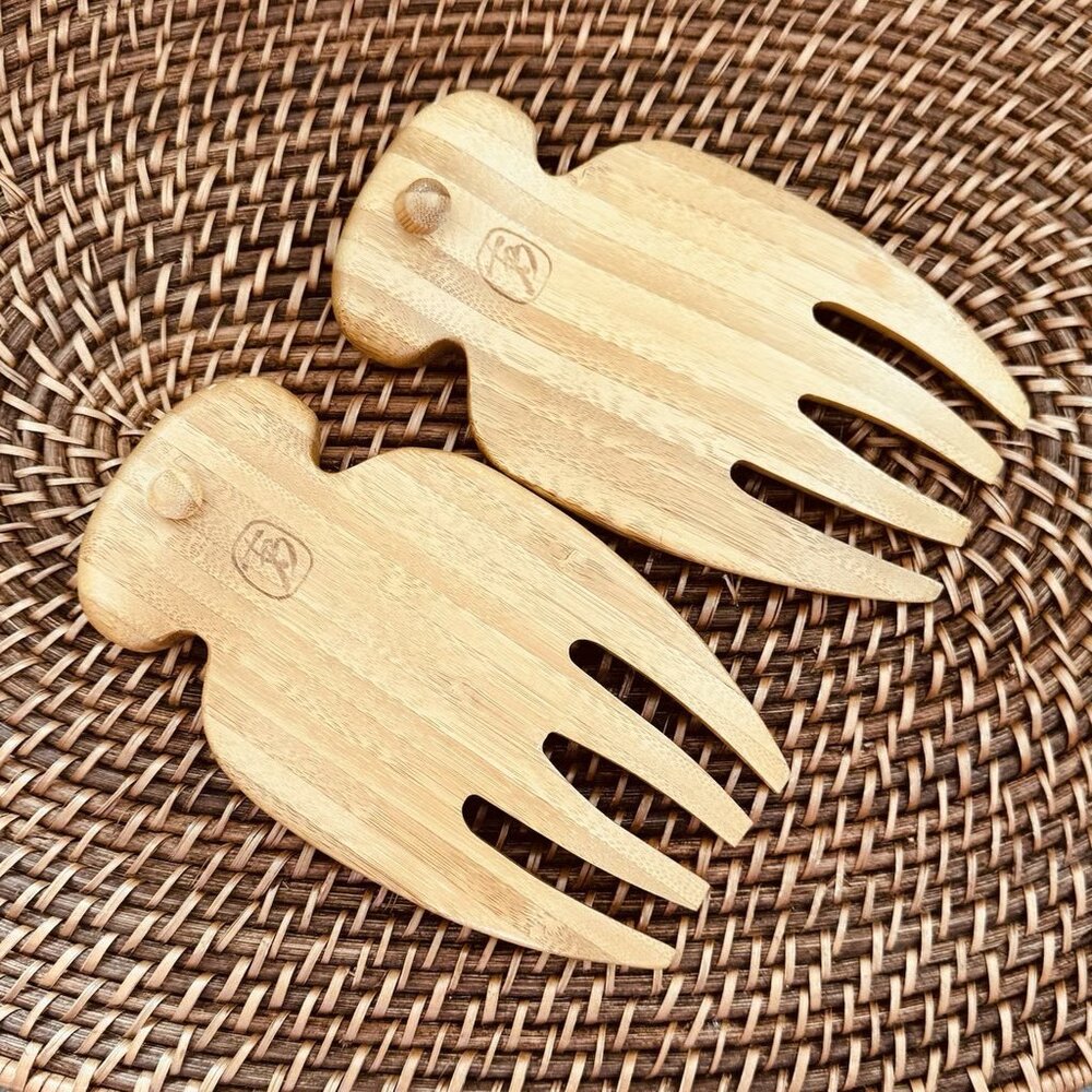 Totally Bamboo Salad Hands Salad Tossers
